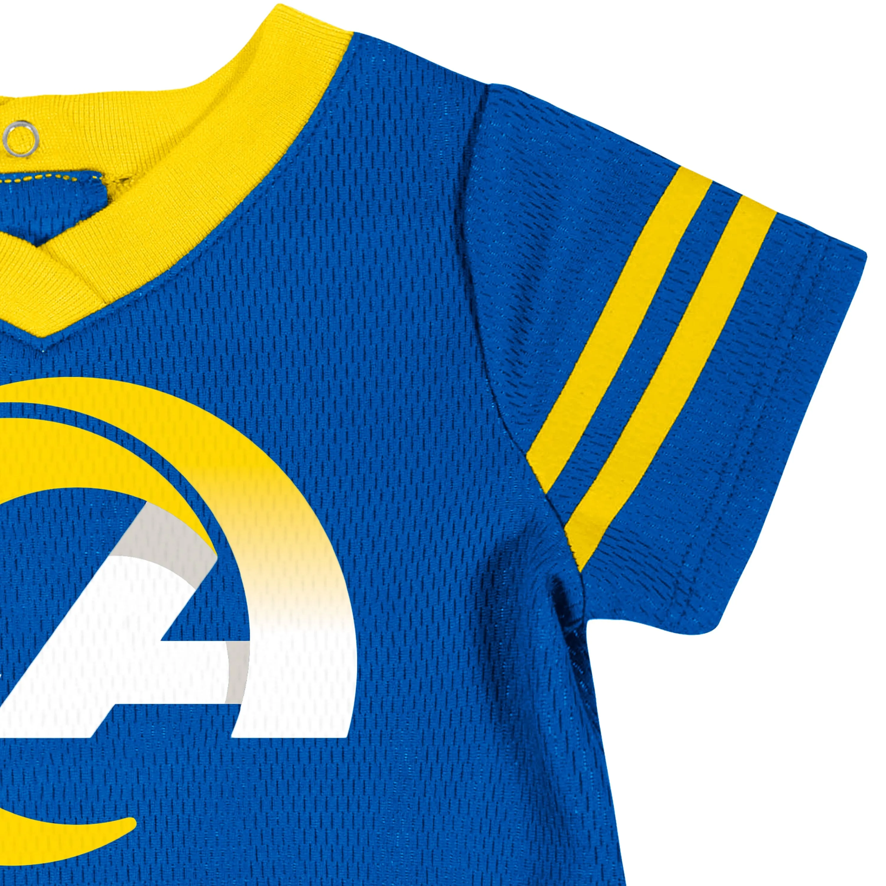 Baby Girls Los Angeles Rams Cheerleader Dress and Diaper Cover Set Gerber Childrenswea