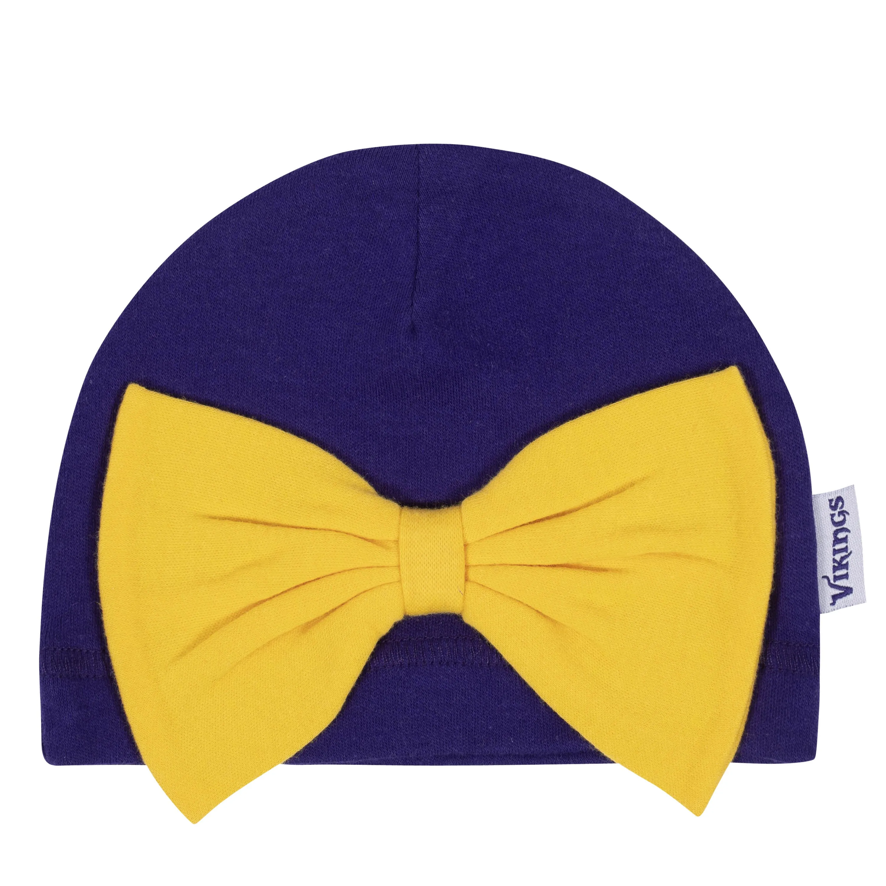 Baby Girls Minnesota Vikings 3-Piece Bodysuit, Footed Pant, and Cap Set Gerber Childrenswea