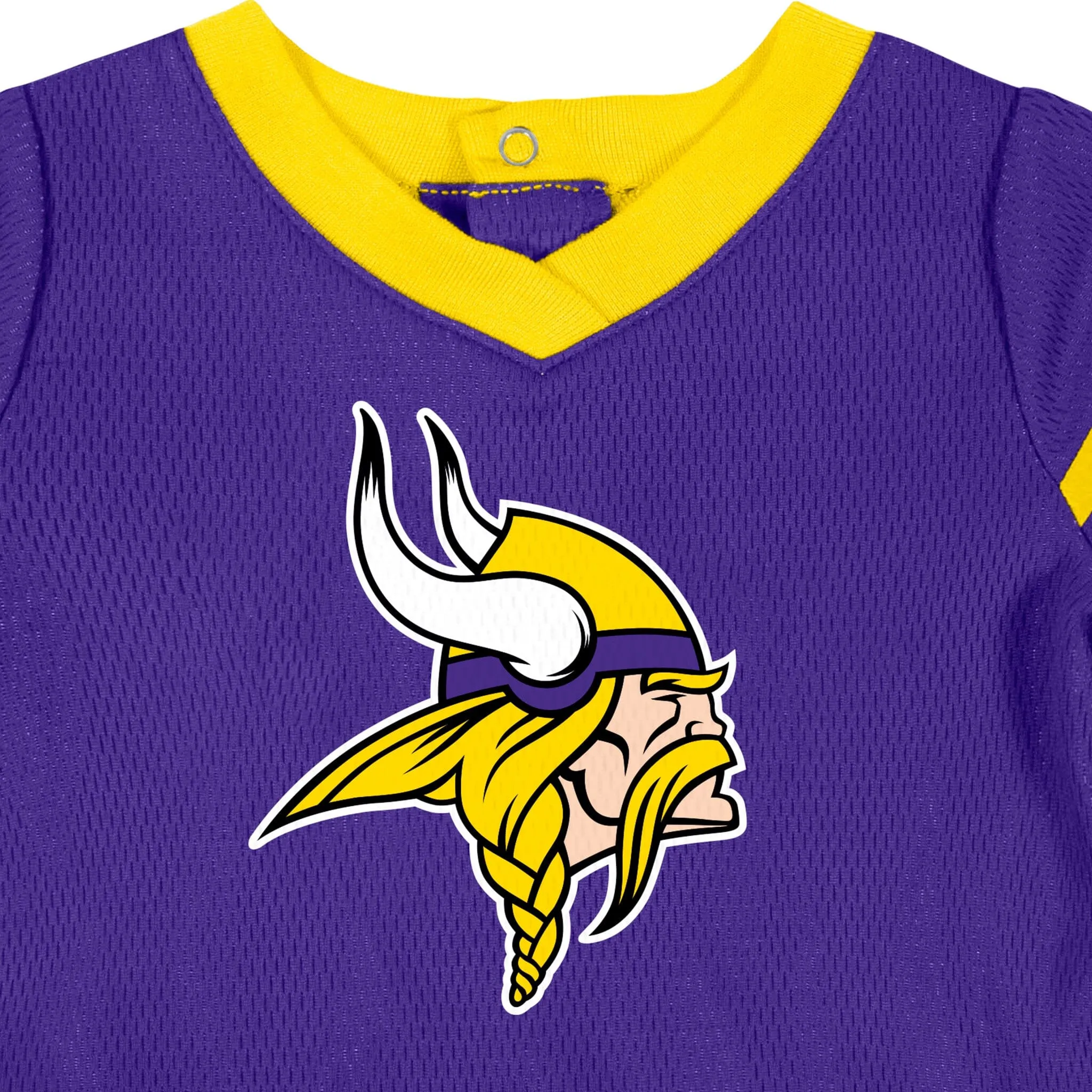 Baby Girls Minnesota Vikings Cheerleader Dress and Diaper Cover Set Gerber Childrenswea