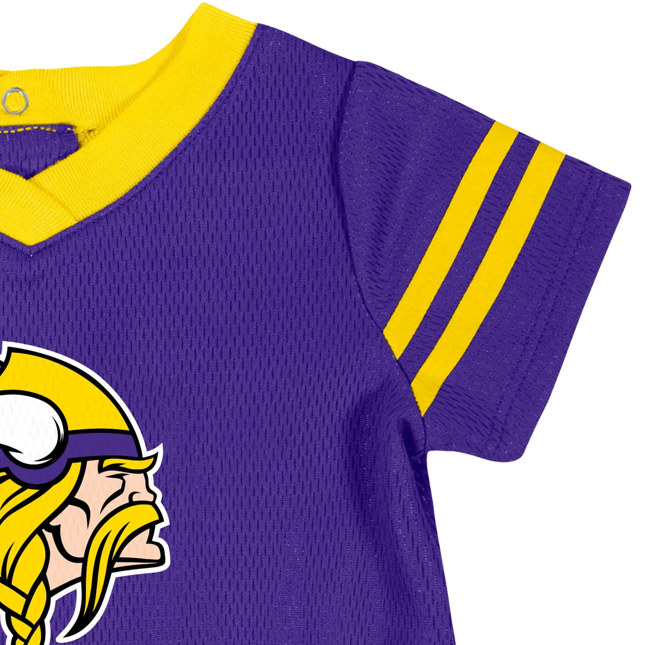 Baby Girls Minnesota Vikings Cheerleader Dress and Diaper Cover Set Gerber Childrenswea