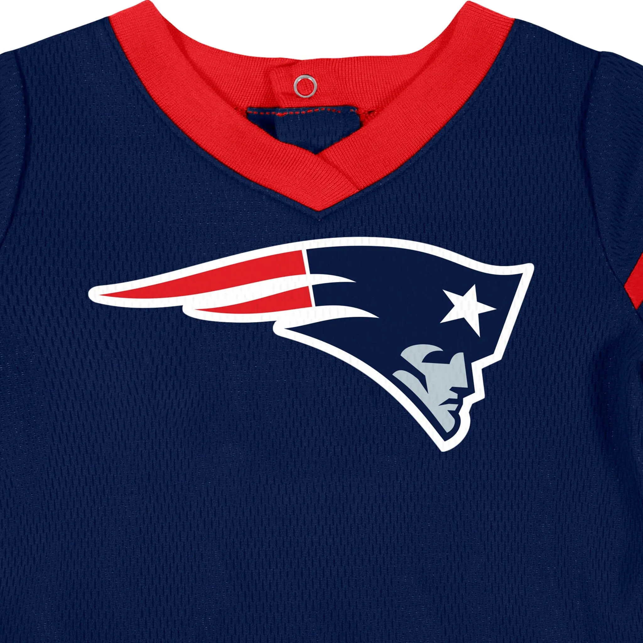 Baby Girls New England Patriots Cheerleader Dress and Diaper Cover Set Gerber Childrenswea