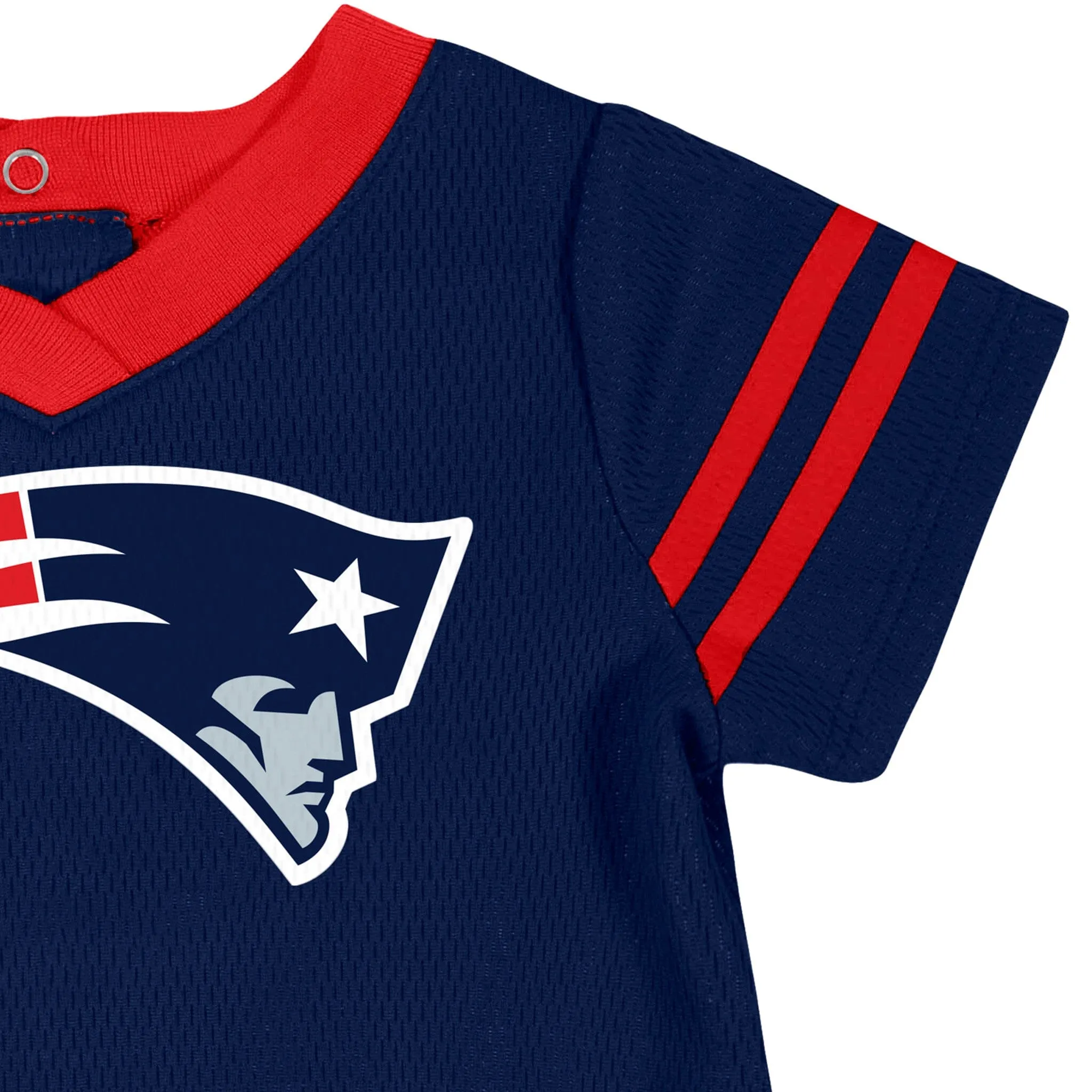 Baby Girls New England Patriots Cheerleader Dress and Diaper Cover Set Gerber Childrenswea