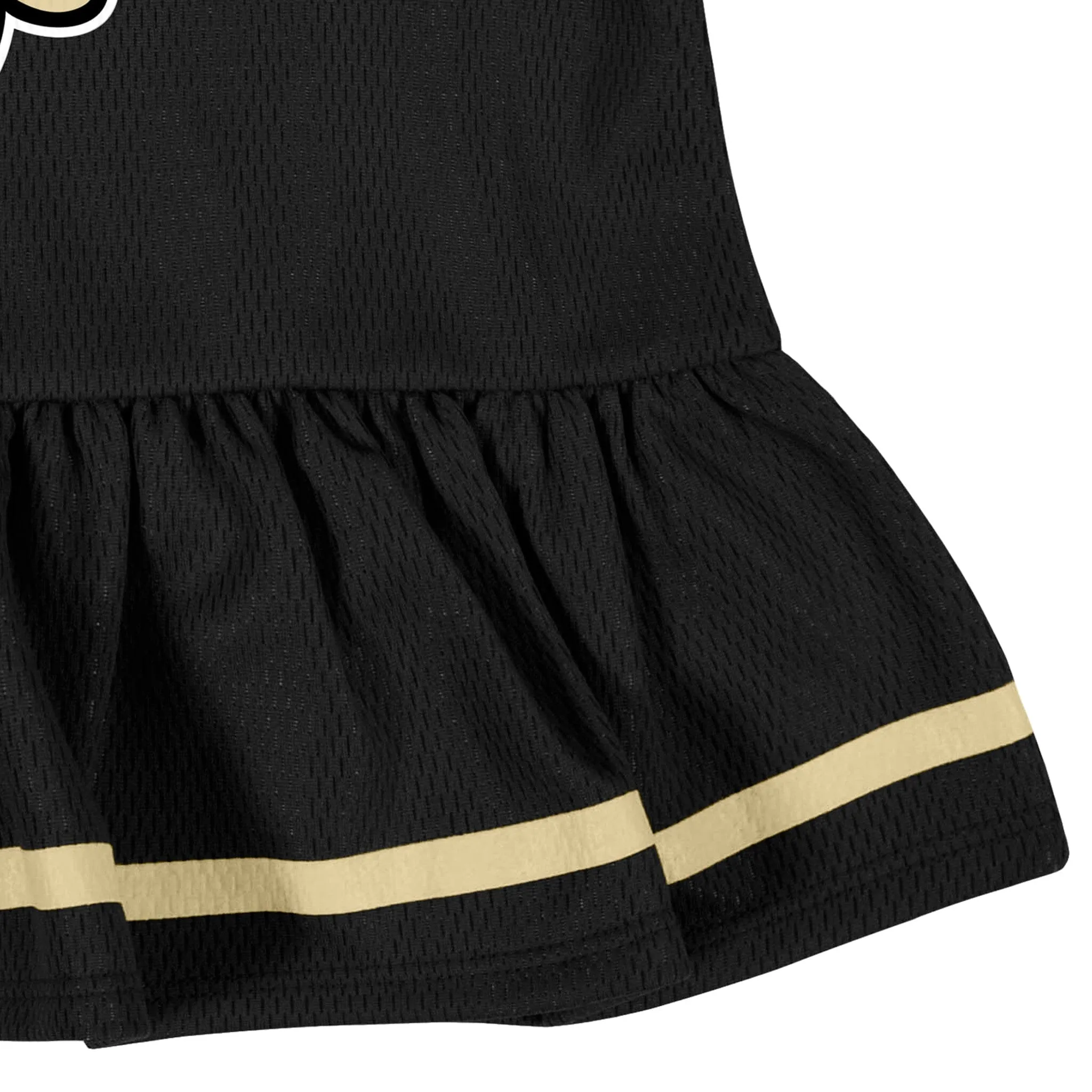 Baby Girls New Orleans Saints Cheerleader Dress and Diaper Cover Set Gerber Childrenswea