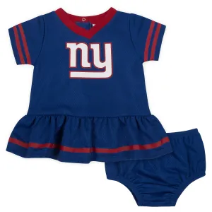 Baby Girls New York Giants Cheerleader Dress and Diaper Cover Set Gerber Childrenswea