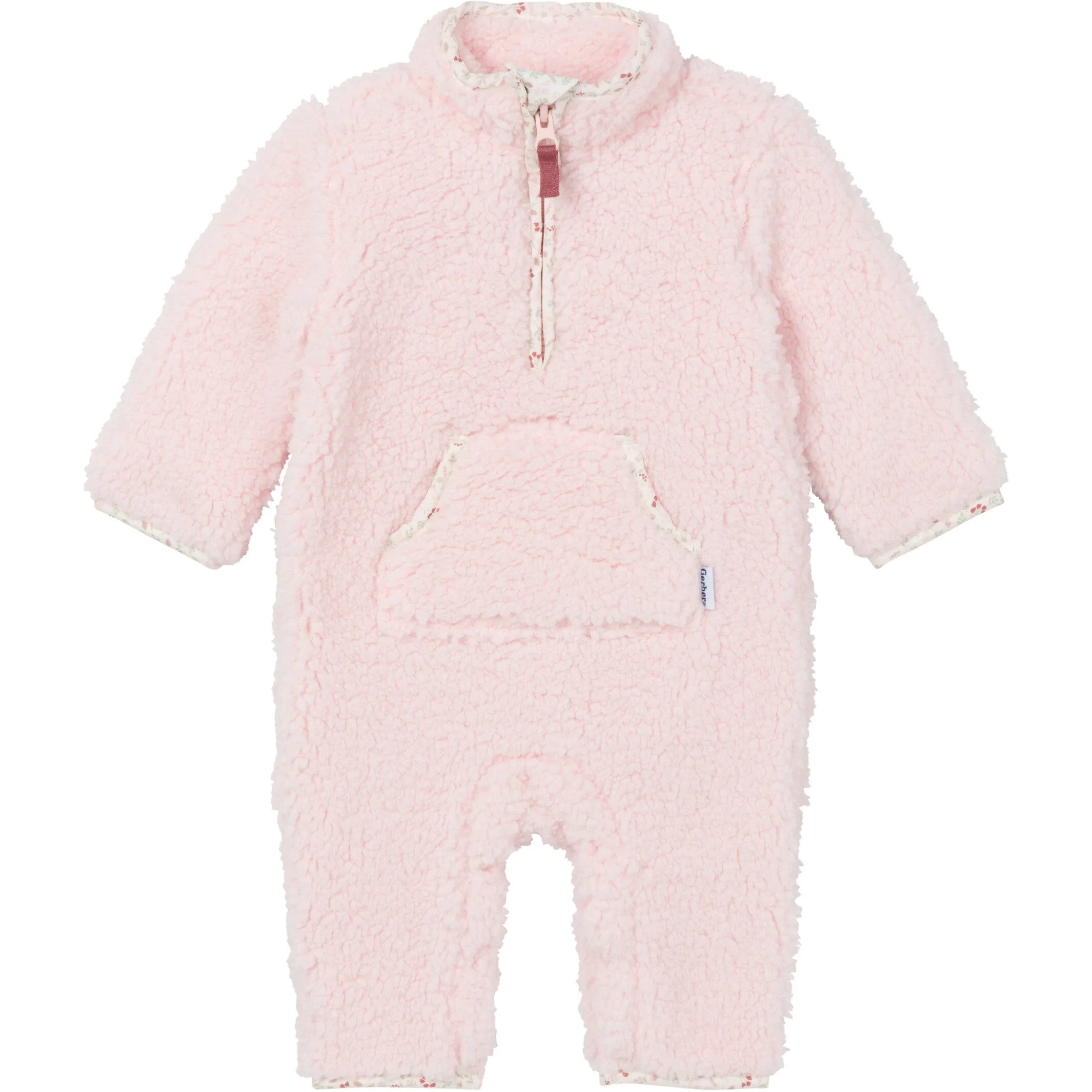 Baby Girls Pink Sherpa Romper Gerber Childrenswea