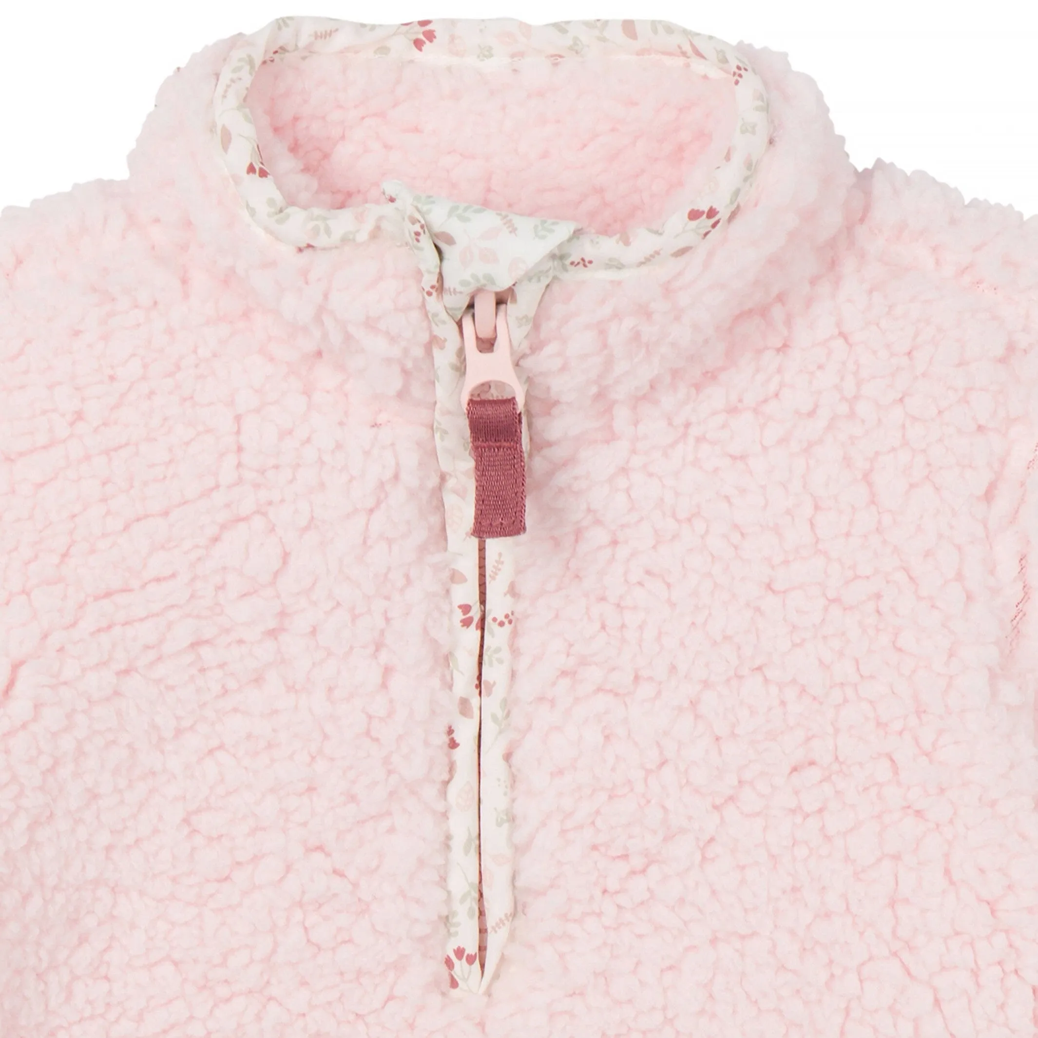 Baby Girls Pink Sherpa Romper Gerber Childrenswea