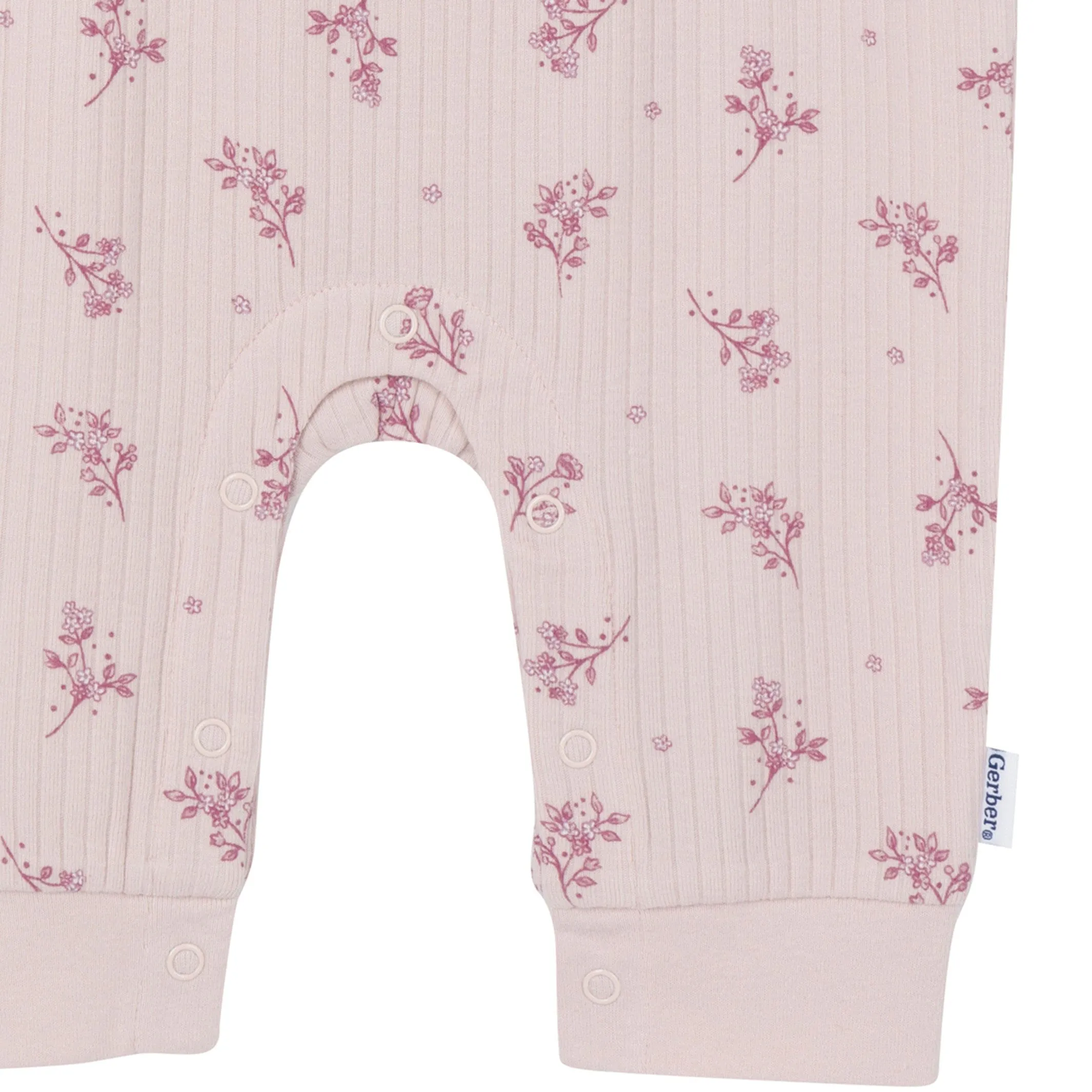 Baby Girls Tossed Flowers Romper Gerber Childrenswea