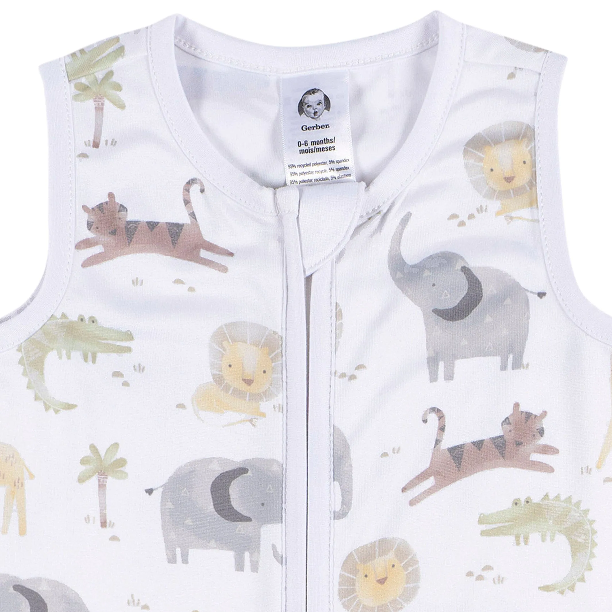 Baby Neutral Animal Geo Sleepbag Wearable Blanket Gerber Childrenswea