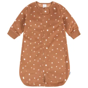 Baby Neutral Brown Dots Wearable Blanket Gerber Childrenswea