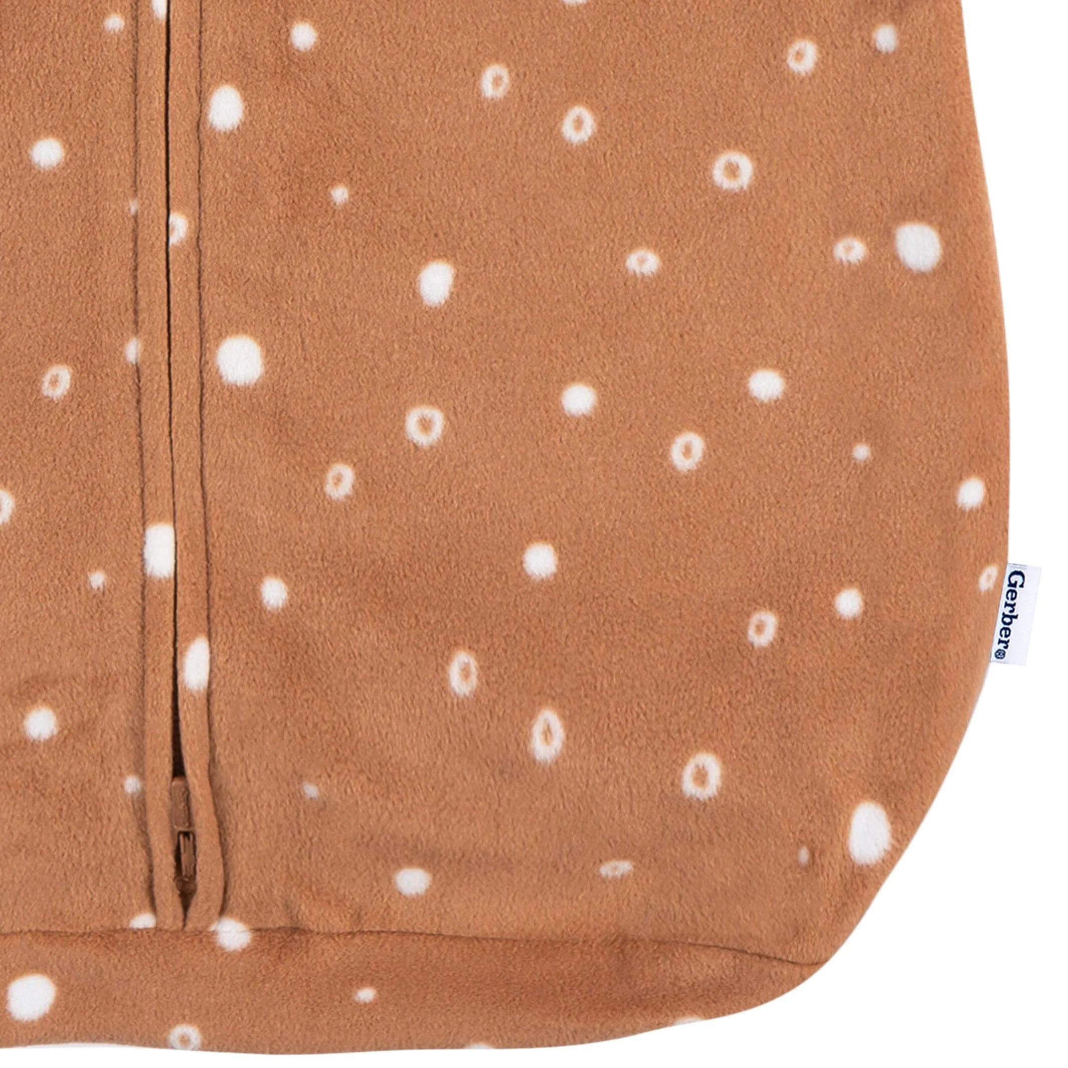 Baby Neutral Brown Dots Wearable Blanket Gerber Childrenswea
