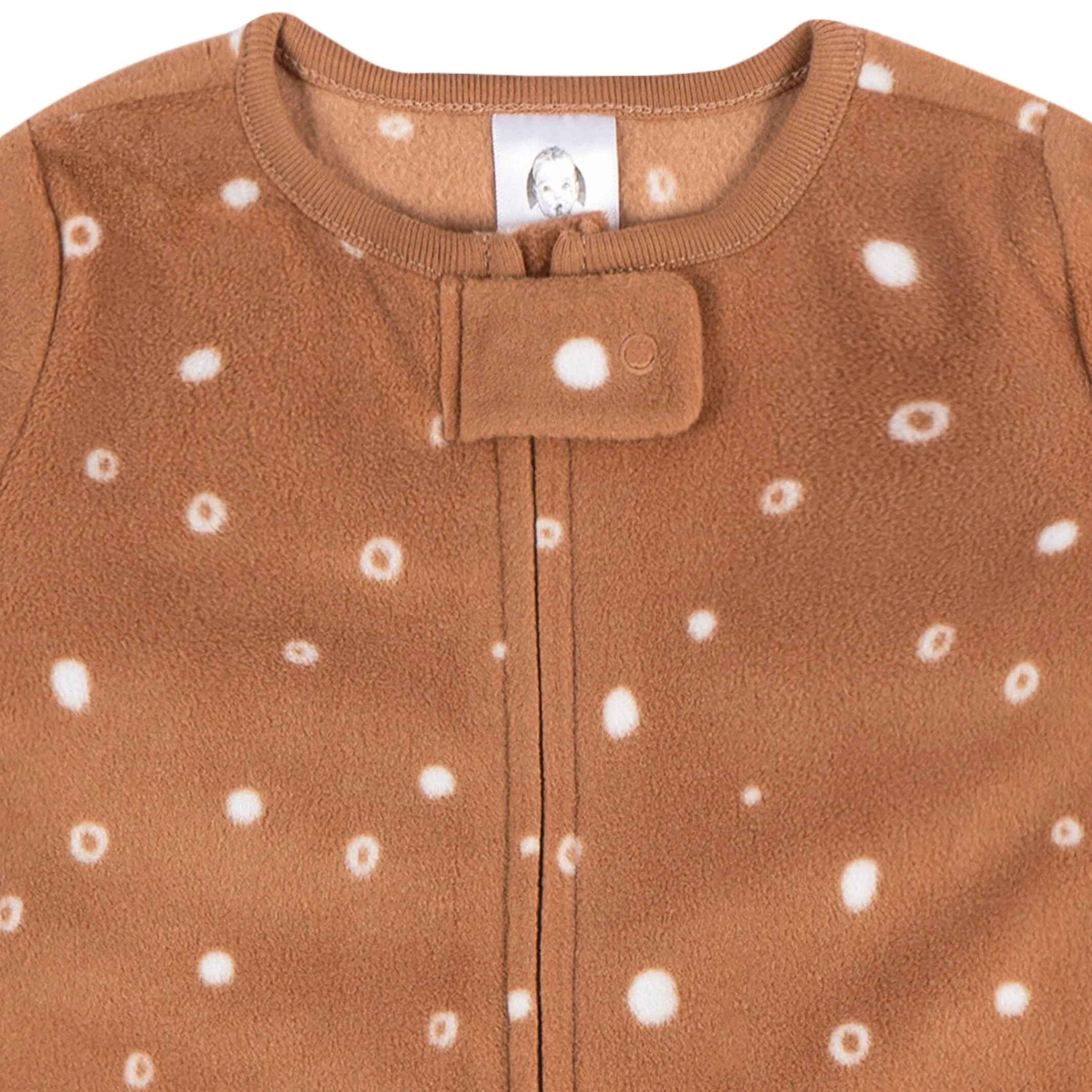 Baby Neutral Brown Dots Wearable Blanket Gerber Childrenswea