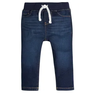 Baby Neutral Dark Blue Rib Waist Skinny Denim Jeans Gerber Childrenswea