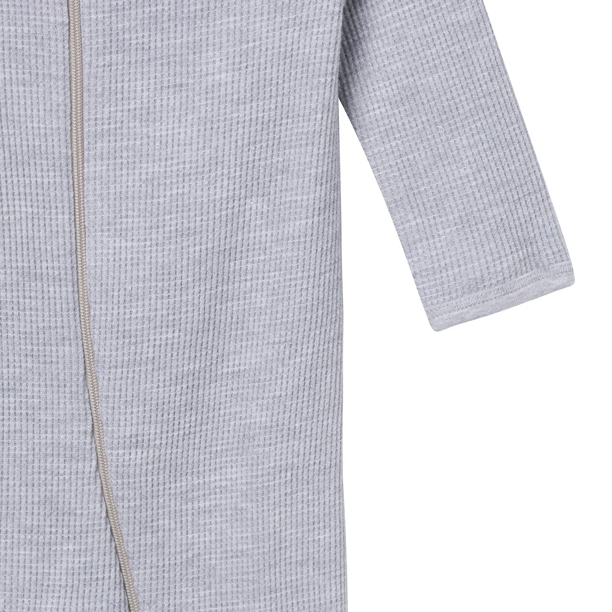 Baby Neutral Grey Heather Waffle Sleep 'N Play Gerber Childrenswea