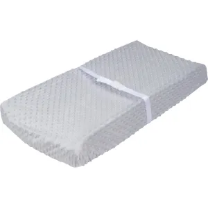 Baby Neutral Light Grey Dotted Changing Pad Cover Gerber Childrenswea