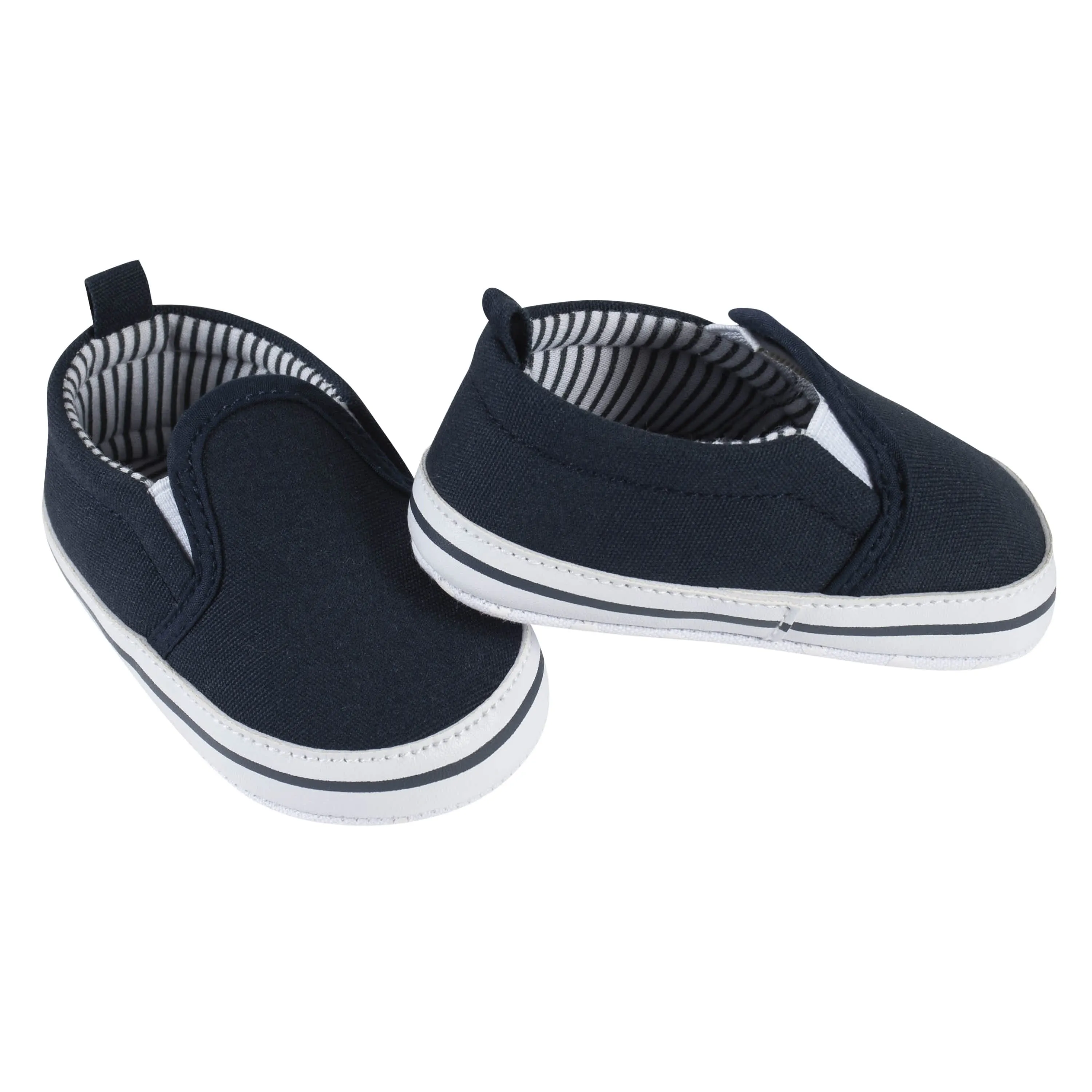 Baby Neutral Navy Slip-On Sneaker Gerber Childrenswea
