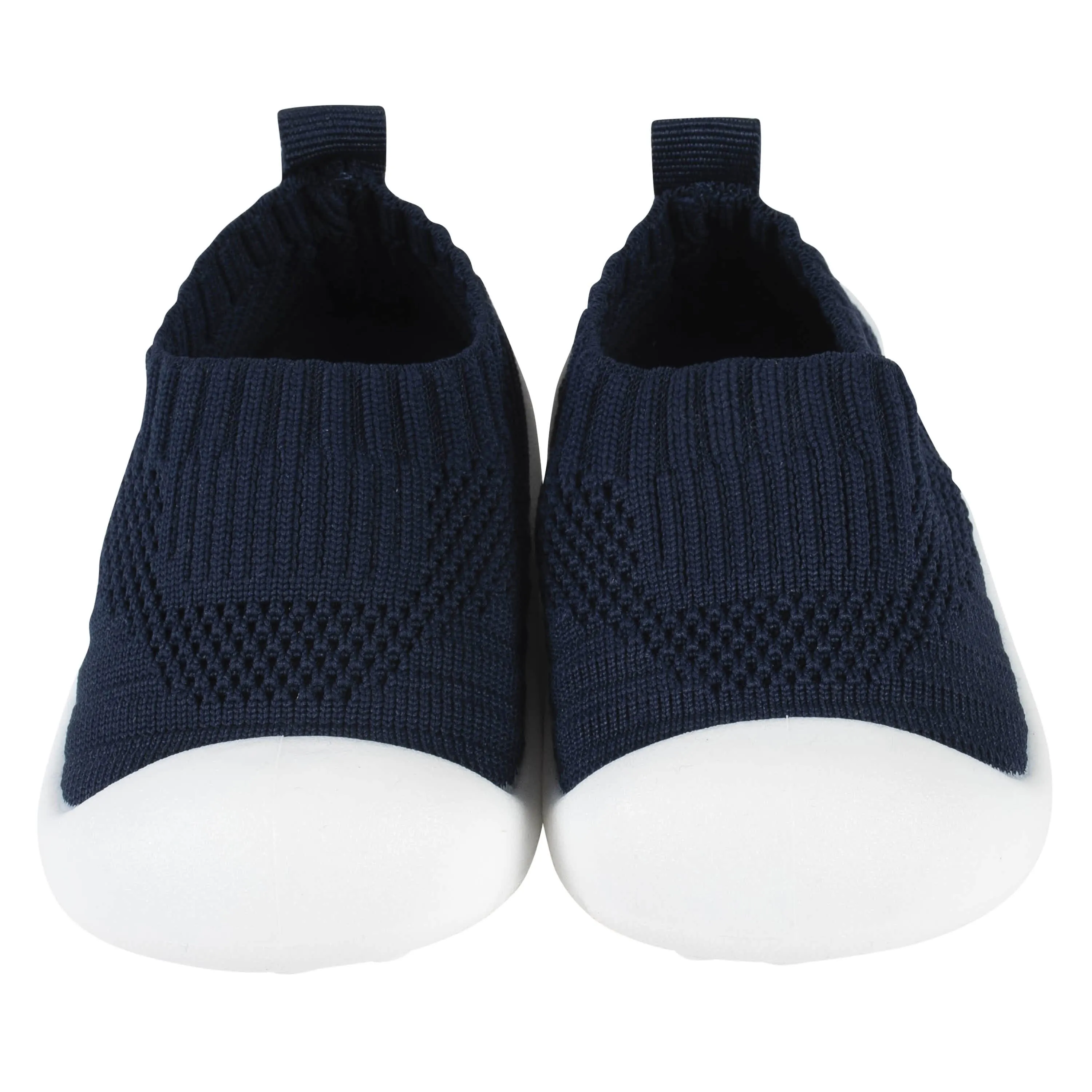 Baby Neutral Navy Stretchy Knit Slip-On Sneaker Gerber Childrenswea