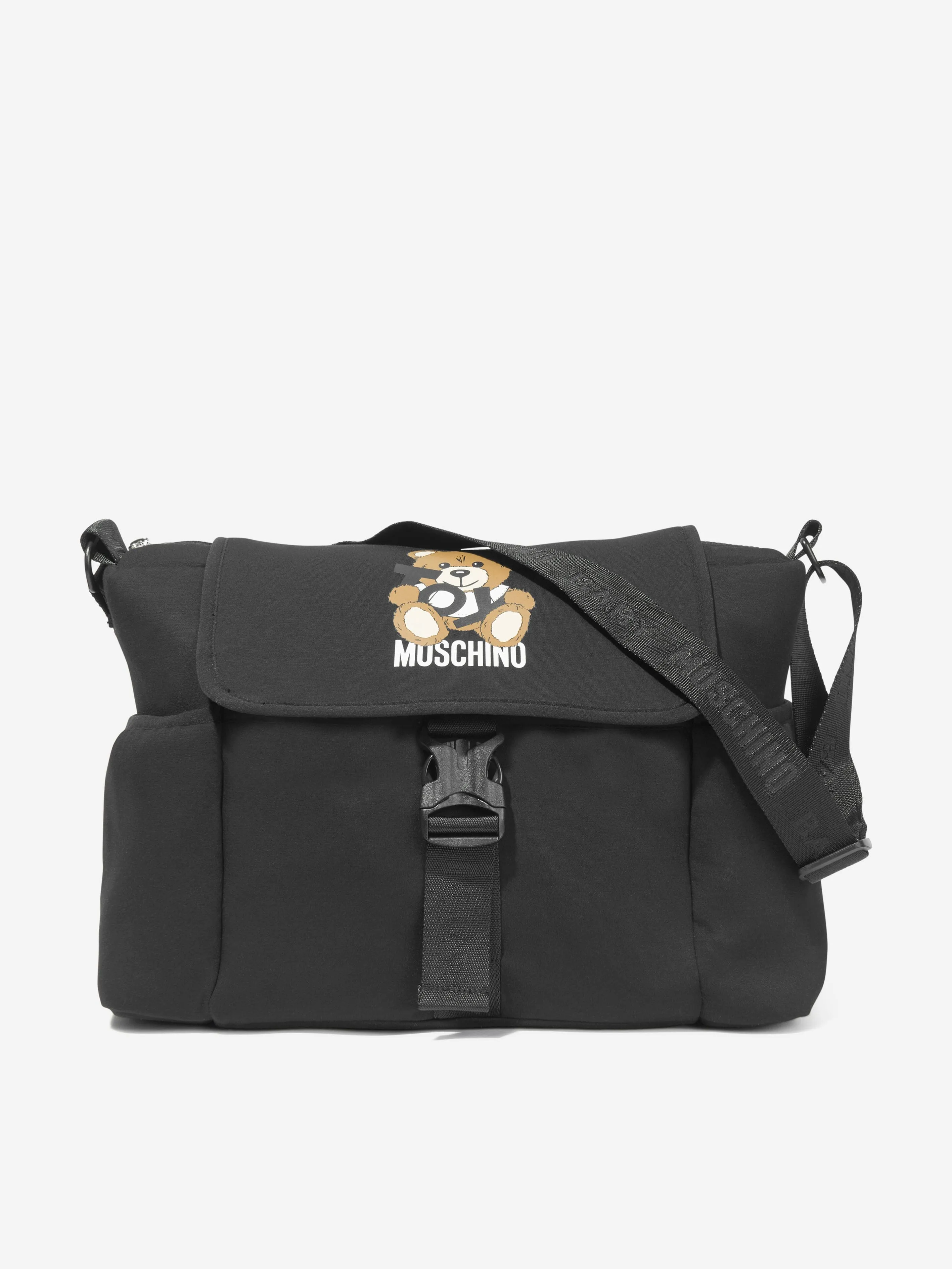 Baby Teddy Bear Changing Bag in Black (40cm)