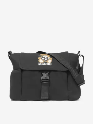 Baby Teddy Bear Changing Bag in Black (40cm)