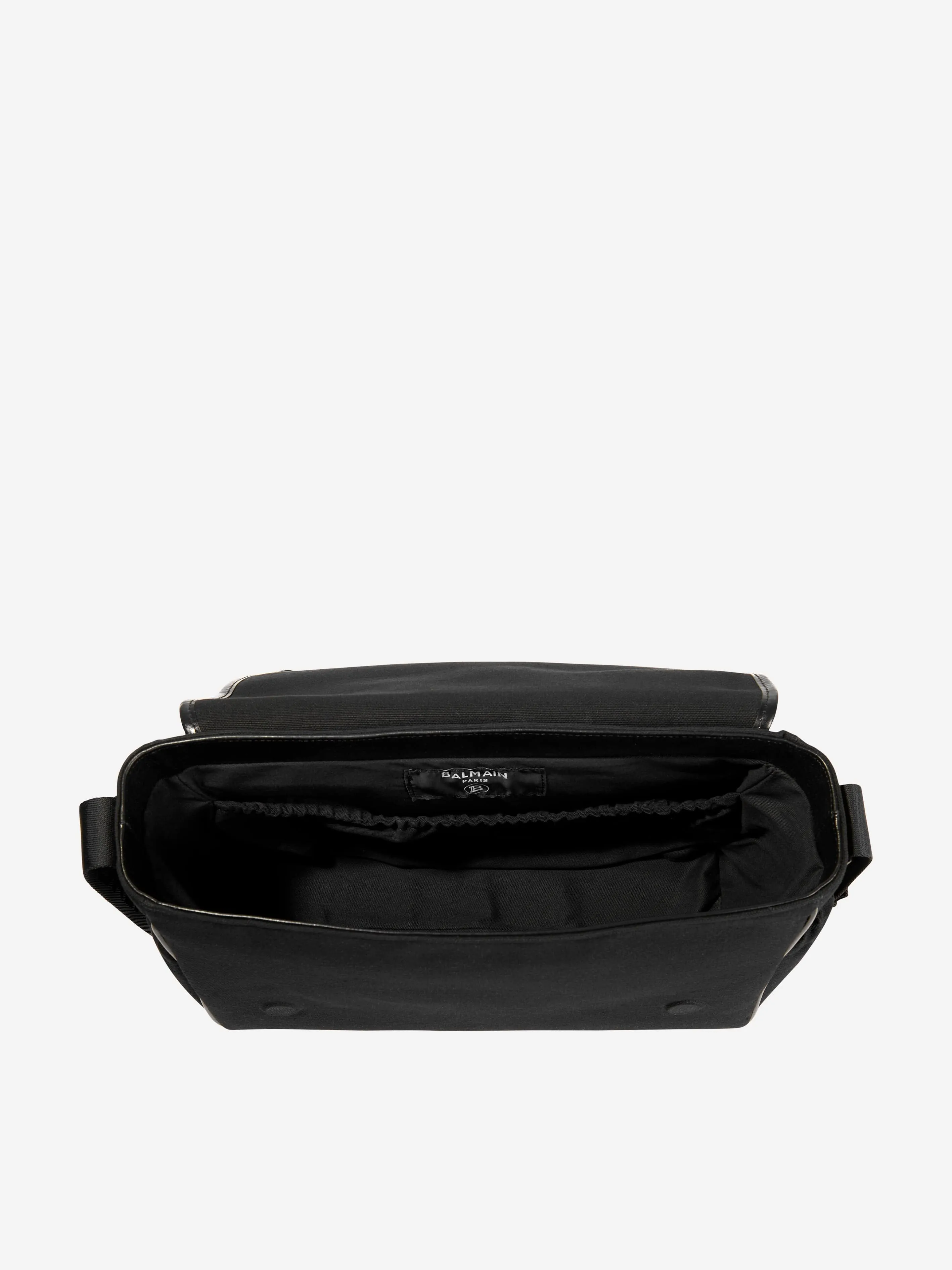 Balmain Baby Logo Changing Bag in Black (40cm)