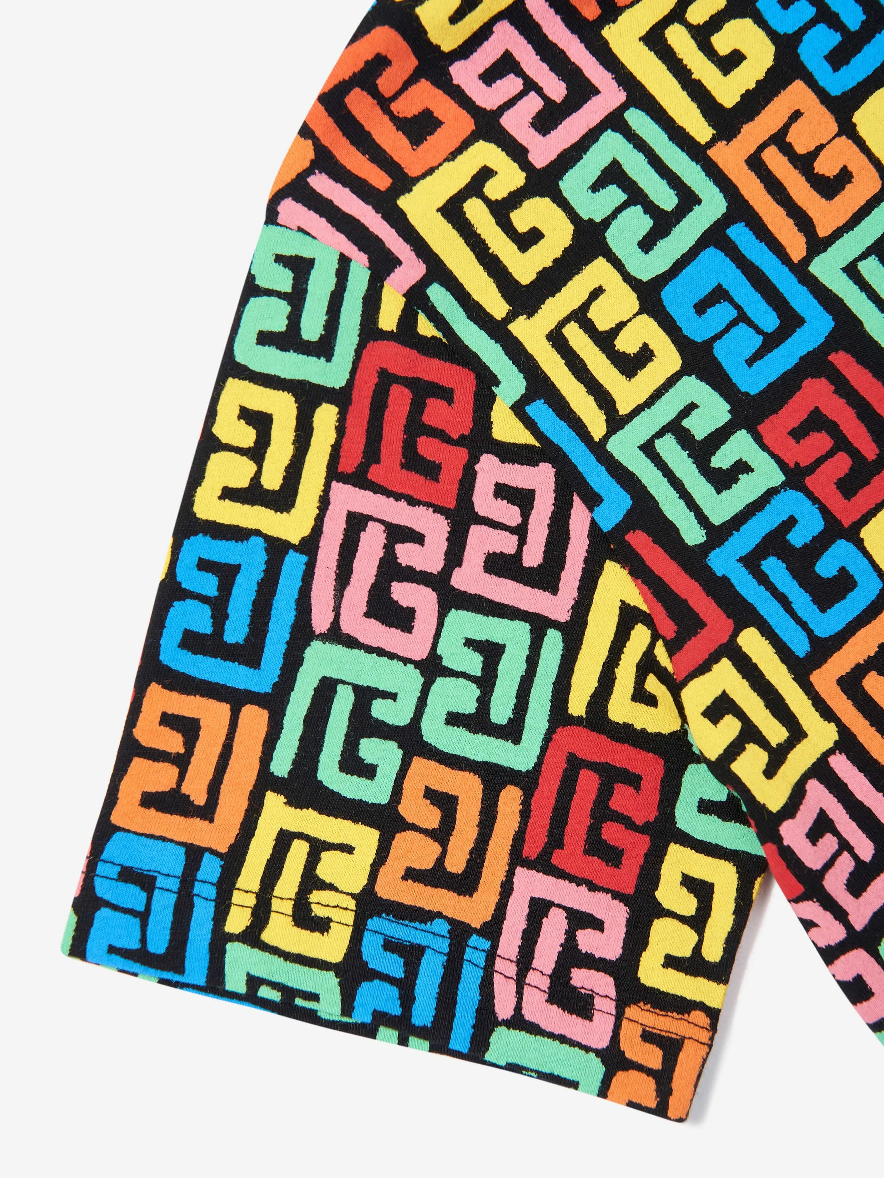 Balmain Kids Monogram Logo T-Shirt in Multicolour