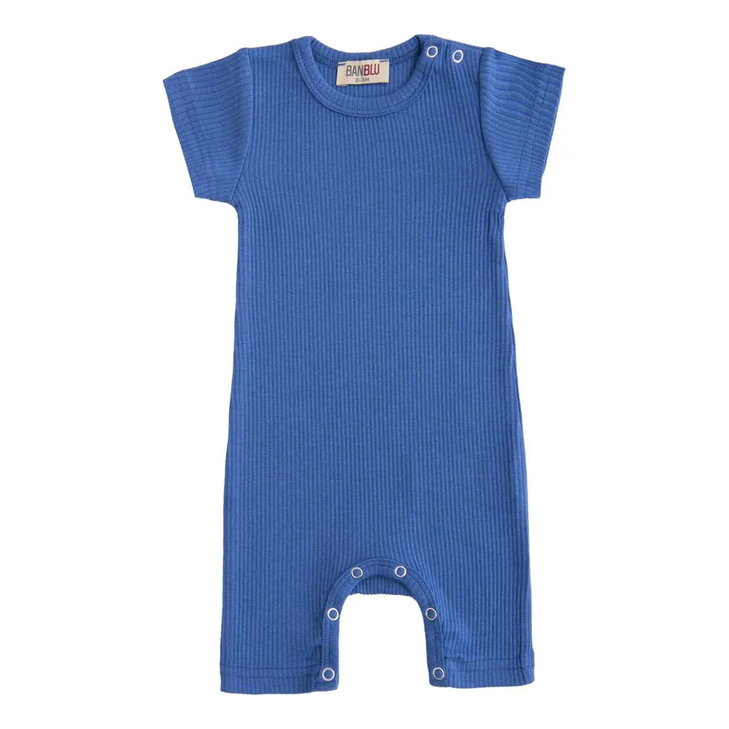 Blue Modal Romper