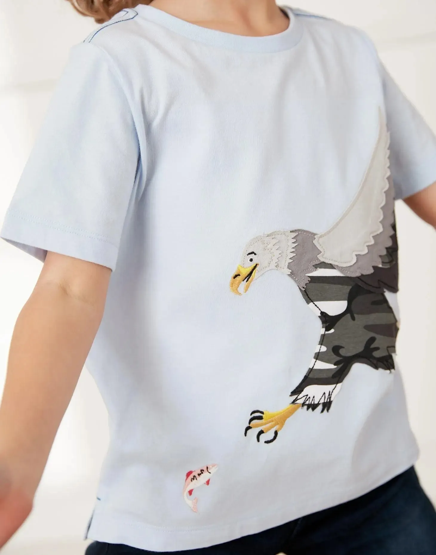 Boy Archie Applique Short Sleeve T-shirt | Joules