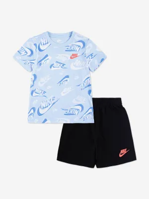 Boys NSW On The Move Short Set in Black