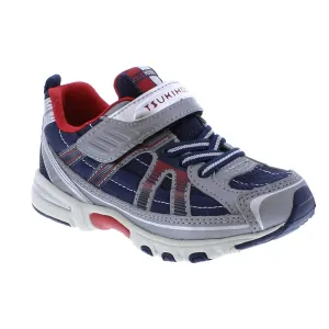 Boy's Storm Sneakers In Steel/cobalt