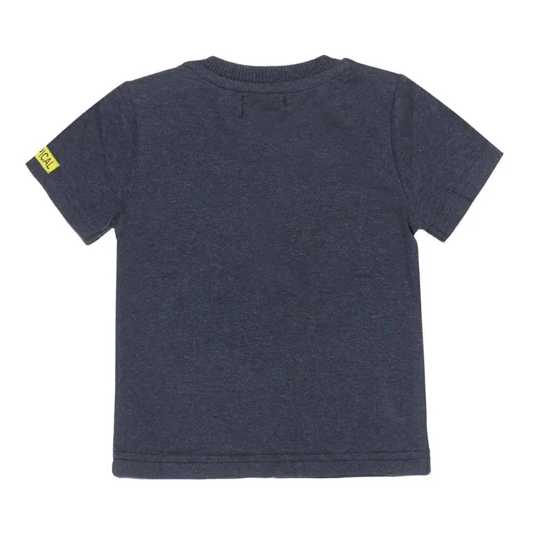 Boys T-shirt Blue Melange Surf | Dirkje