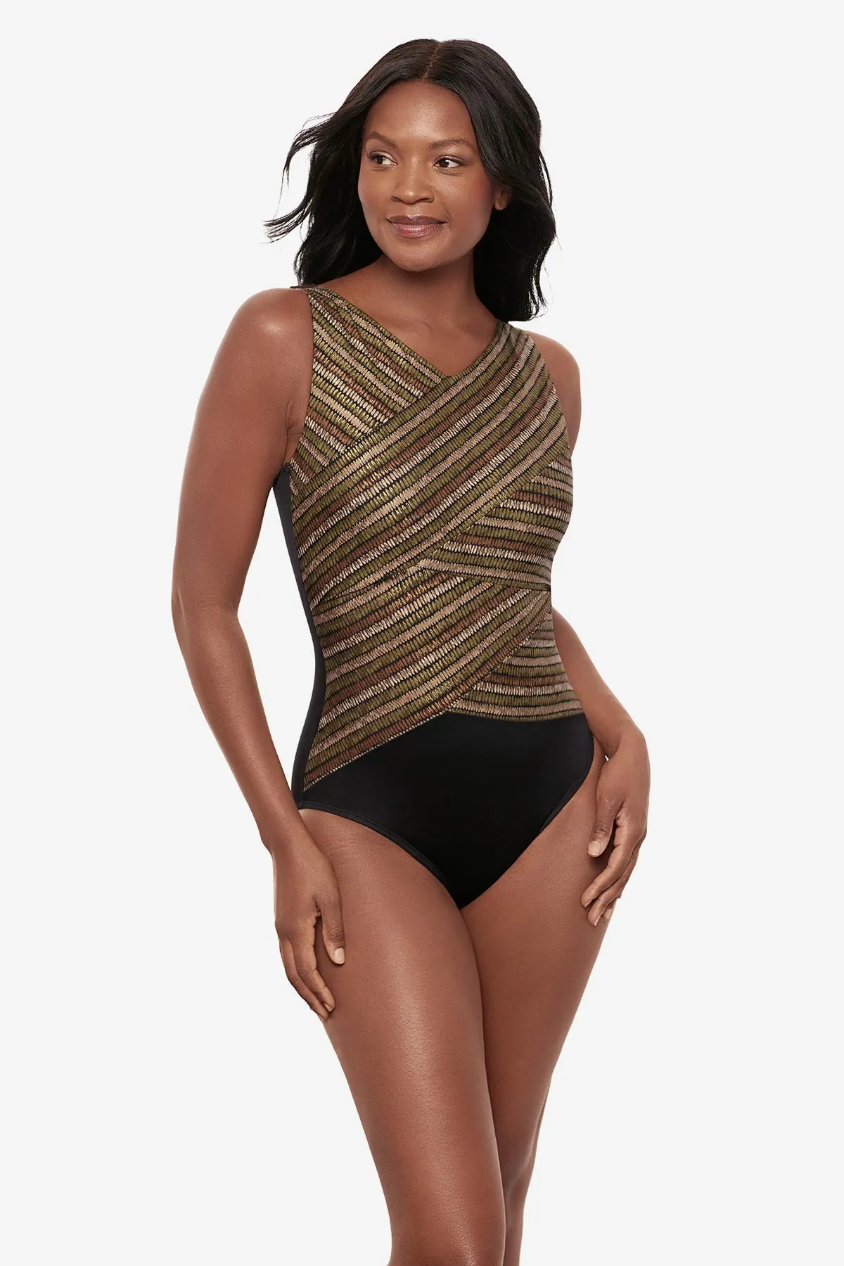 Brio One Piece in Sparkle Sands