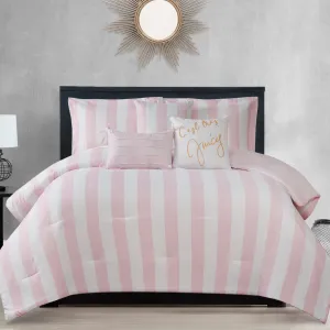 Cabana Striped Reversible Comforter Set Juicy Couture