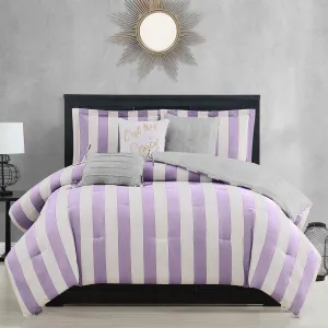 Cabana Striped Reversible Comforter Set Juicy Couture
