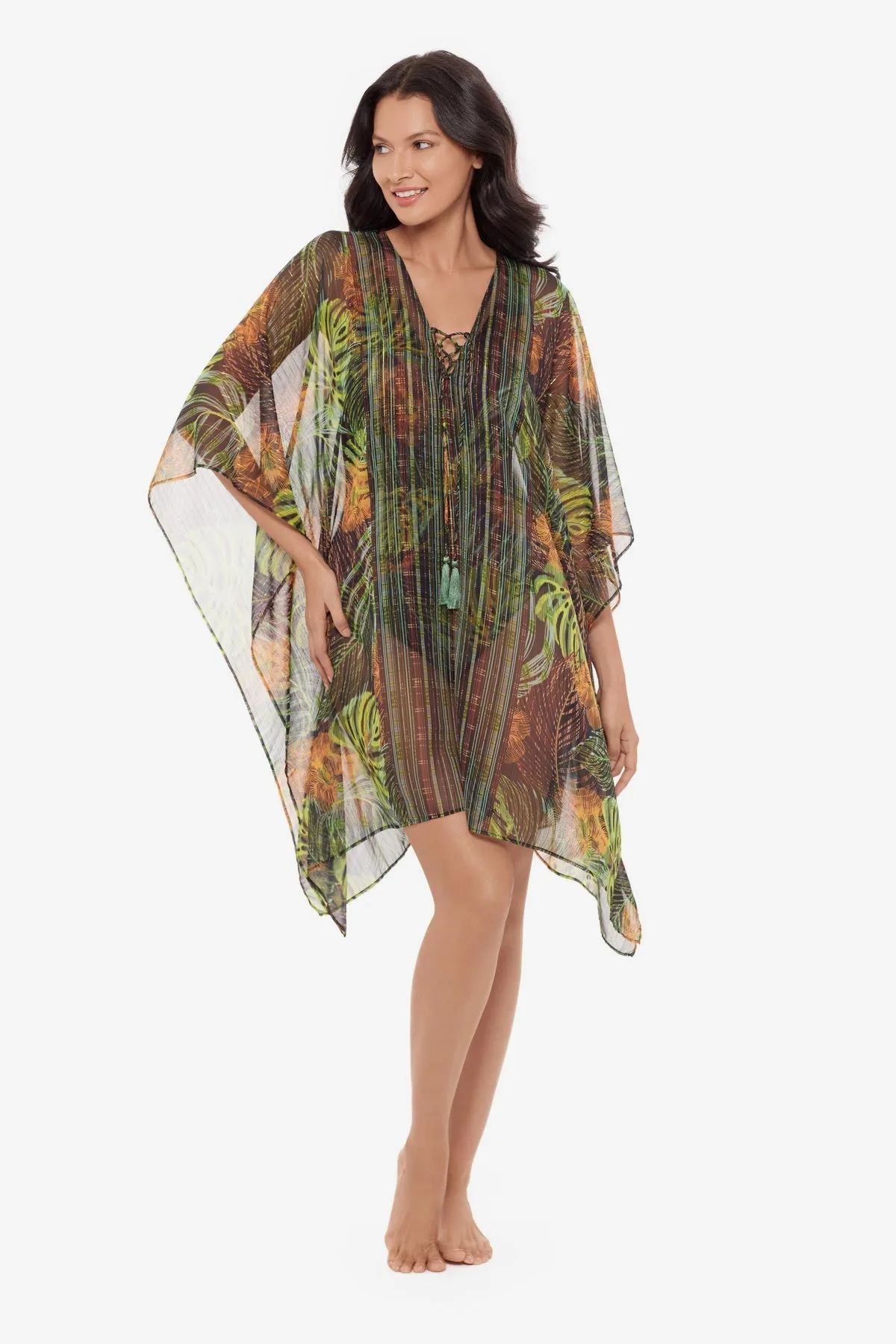 Caftan Cover Up in Sunset Islet
