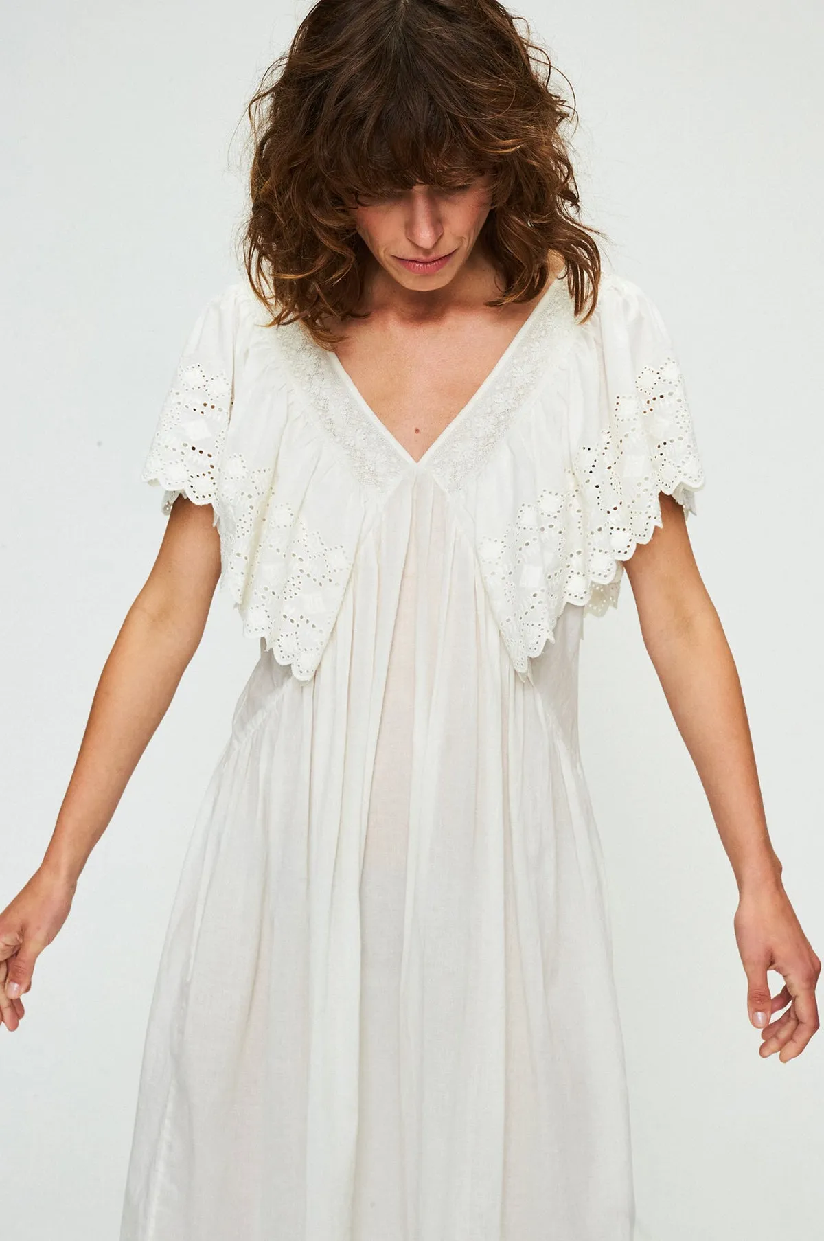 Camelia Dress Vintage White