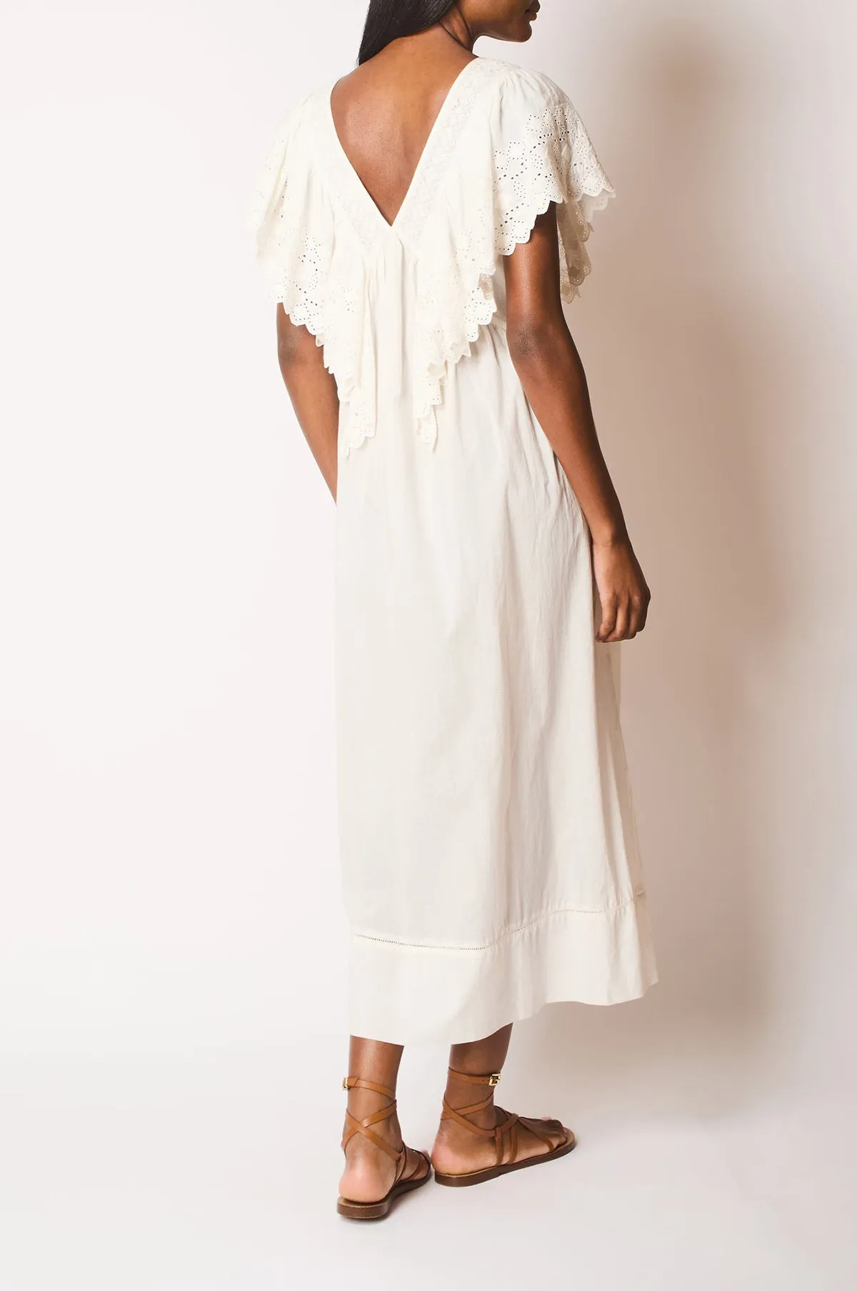 Camelia Dress Vintage White