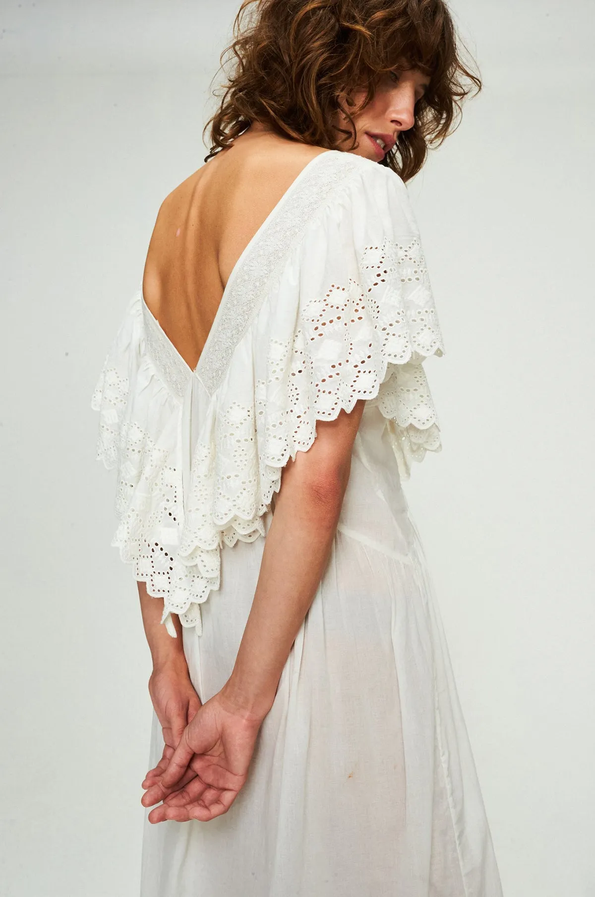Camelia Dress Vintage White