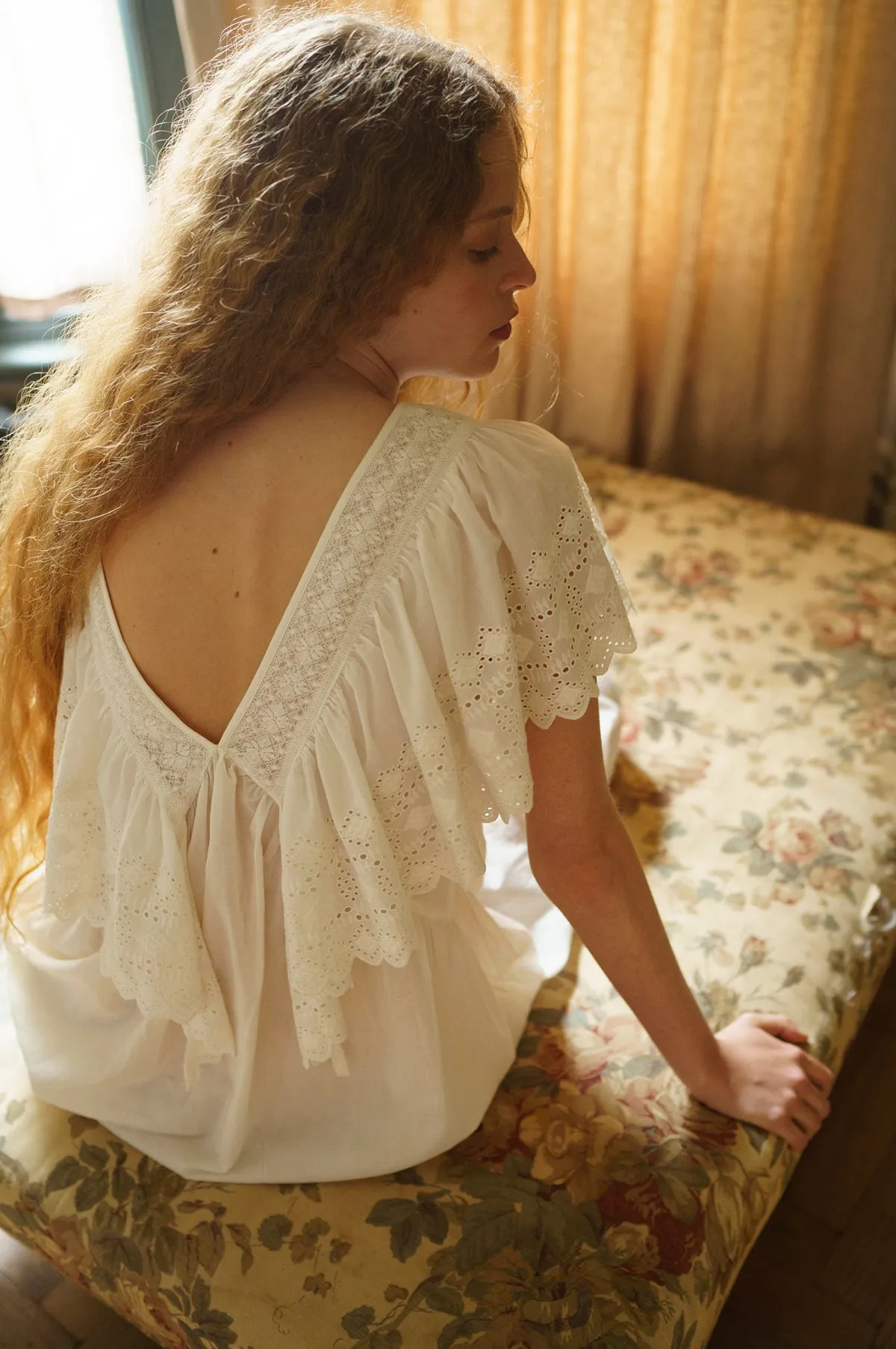 Camelia Dress Vintage White