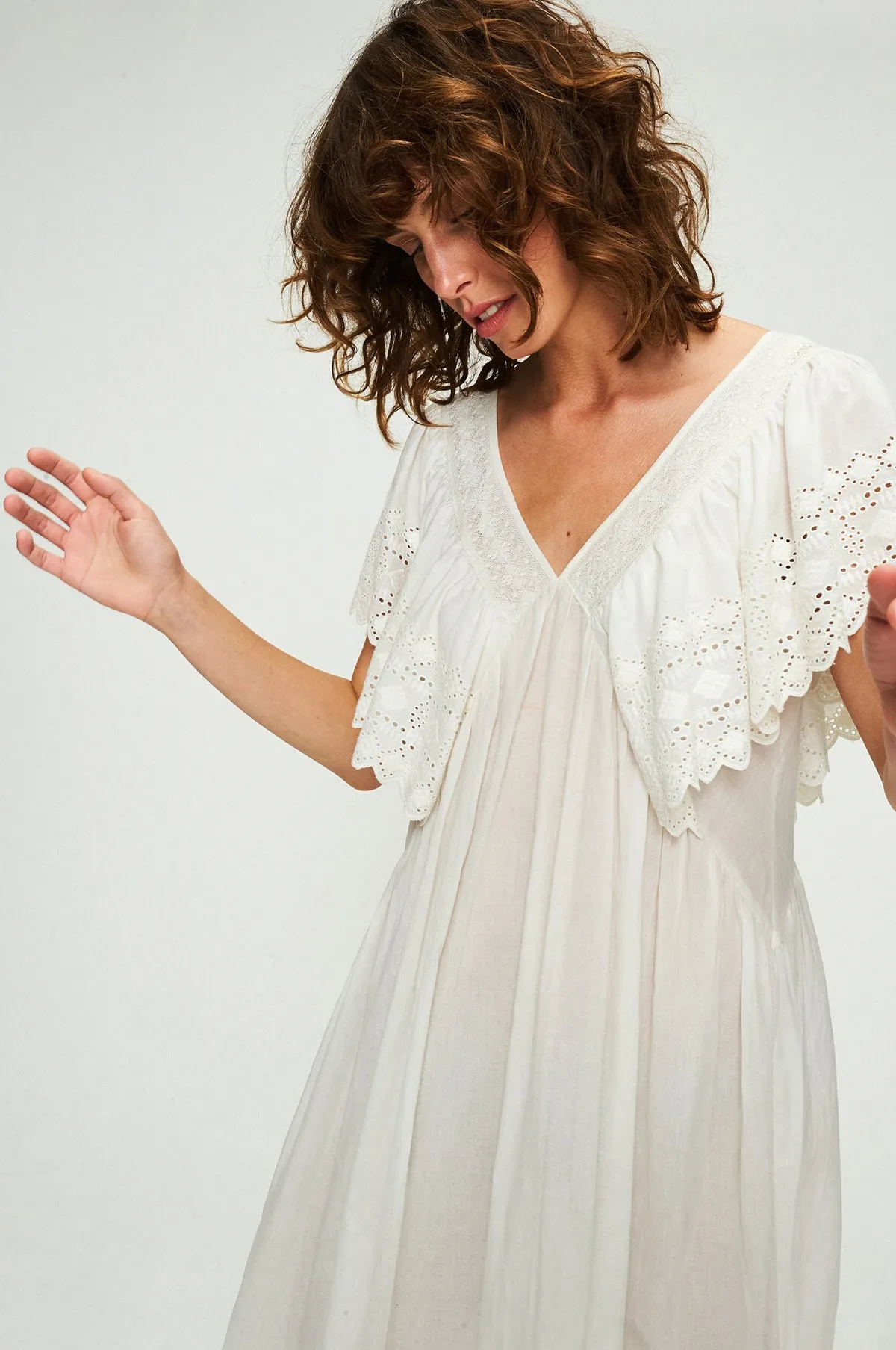 Camelia Dress Vintage White