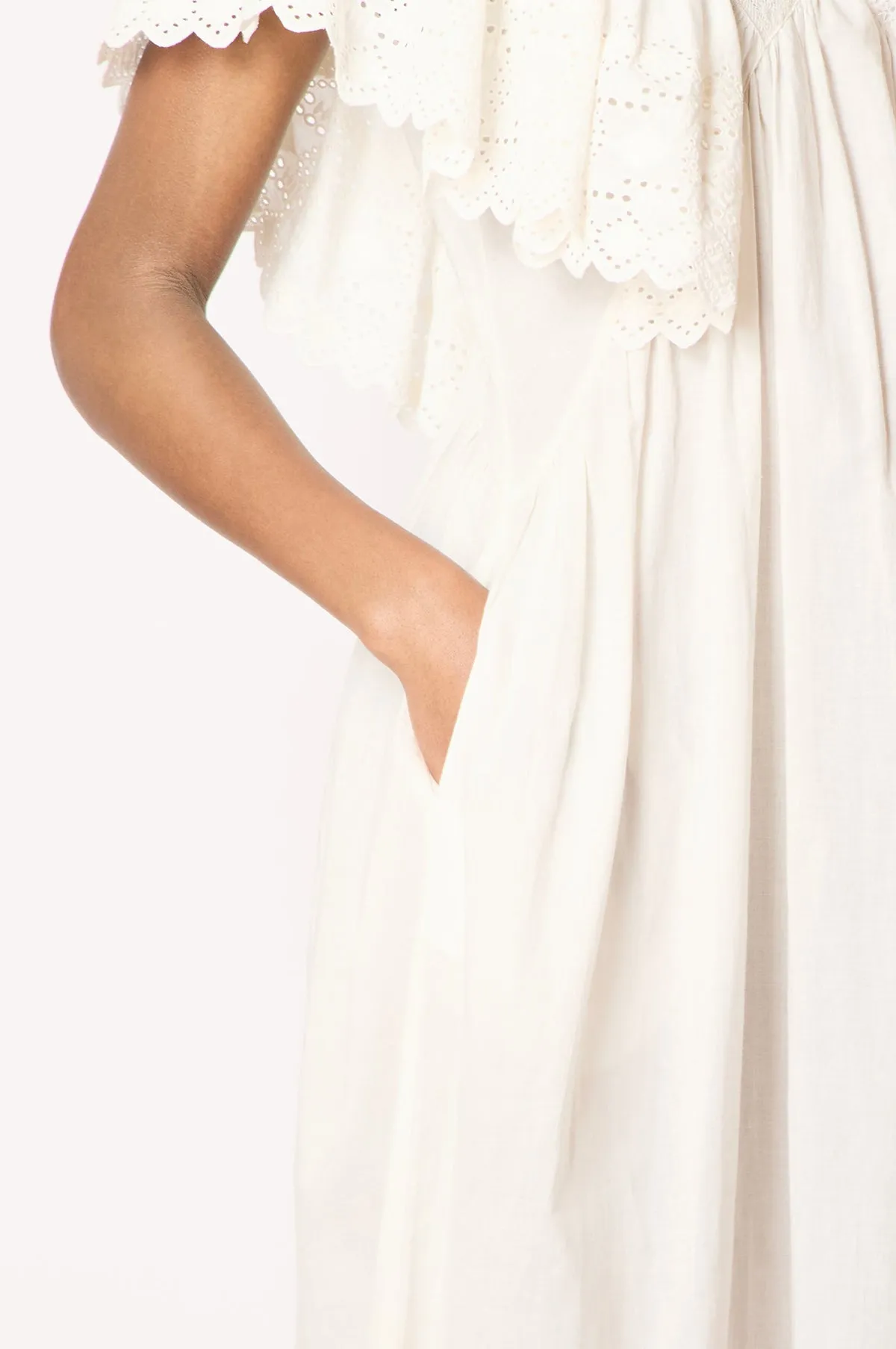 Camelia Dress Vintage White