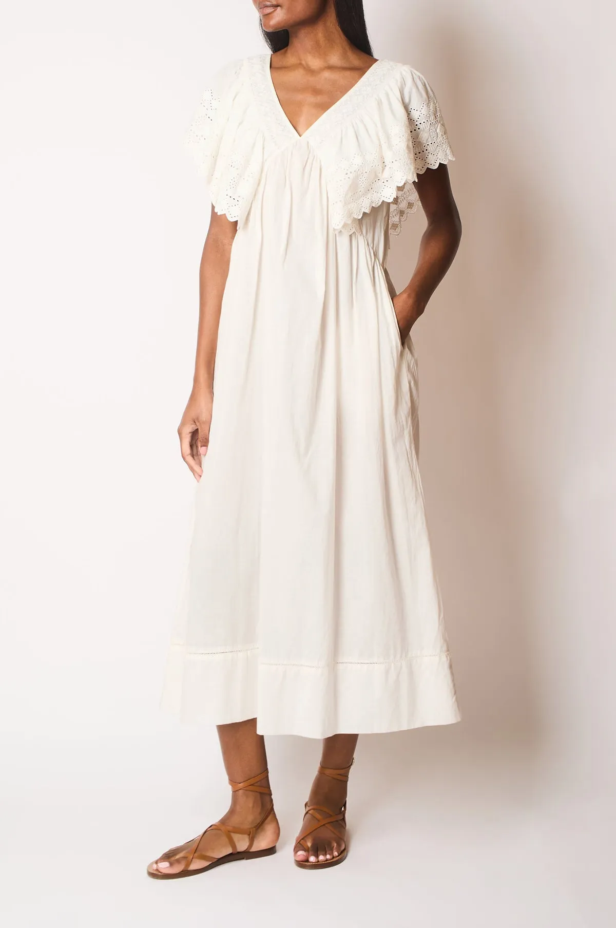 Camelia Dress Vintage White