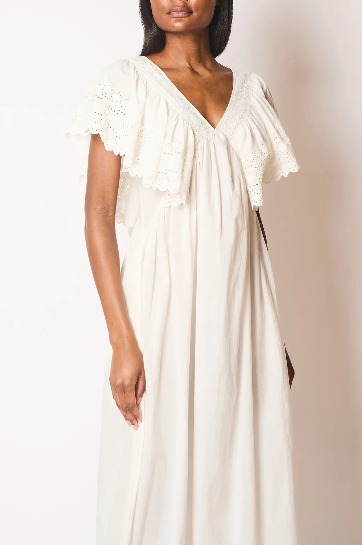 Camelia Dress Vintage White
