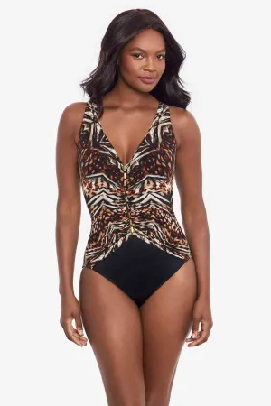 Charmer One Piece in Tribal Tigress