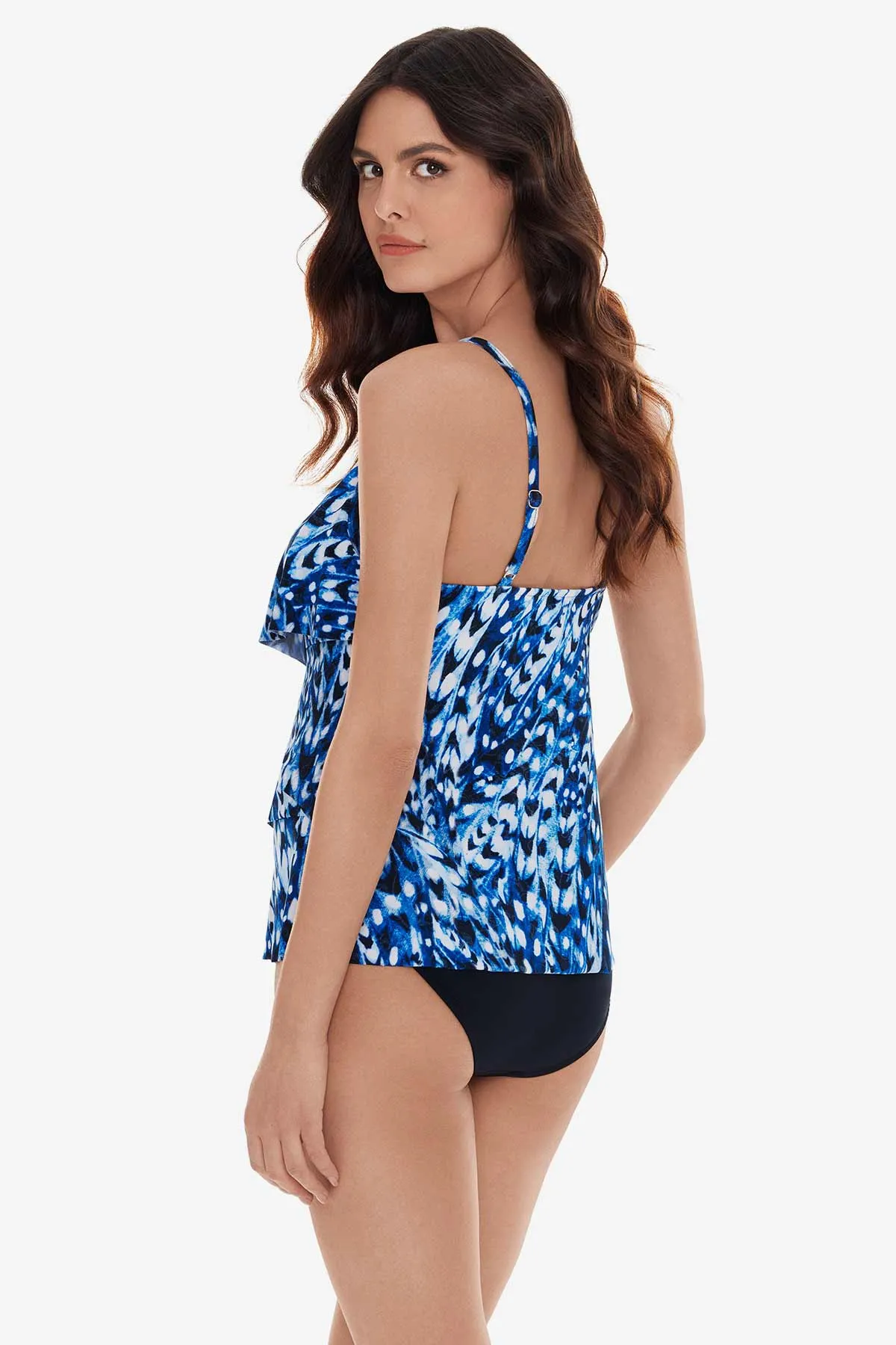 Chloe Tankini Top in Quill