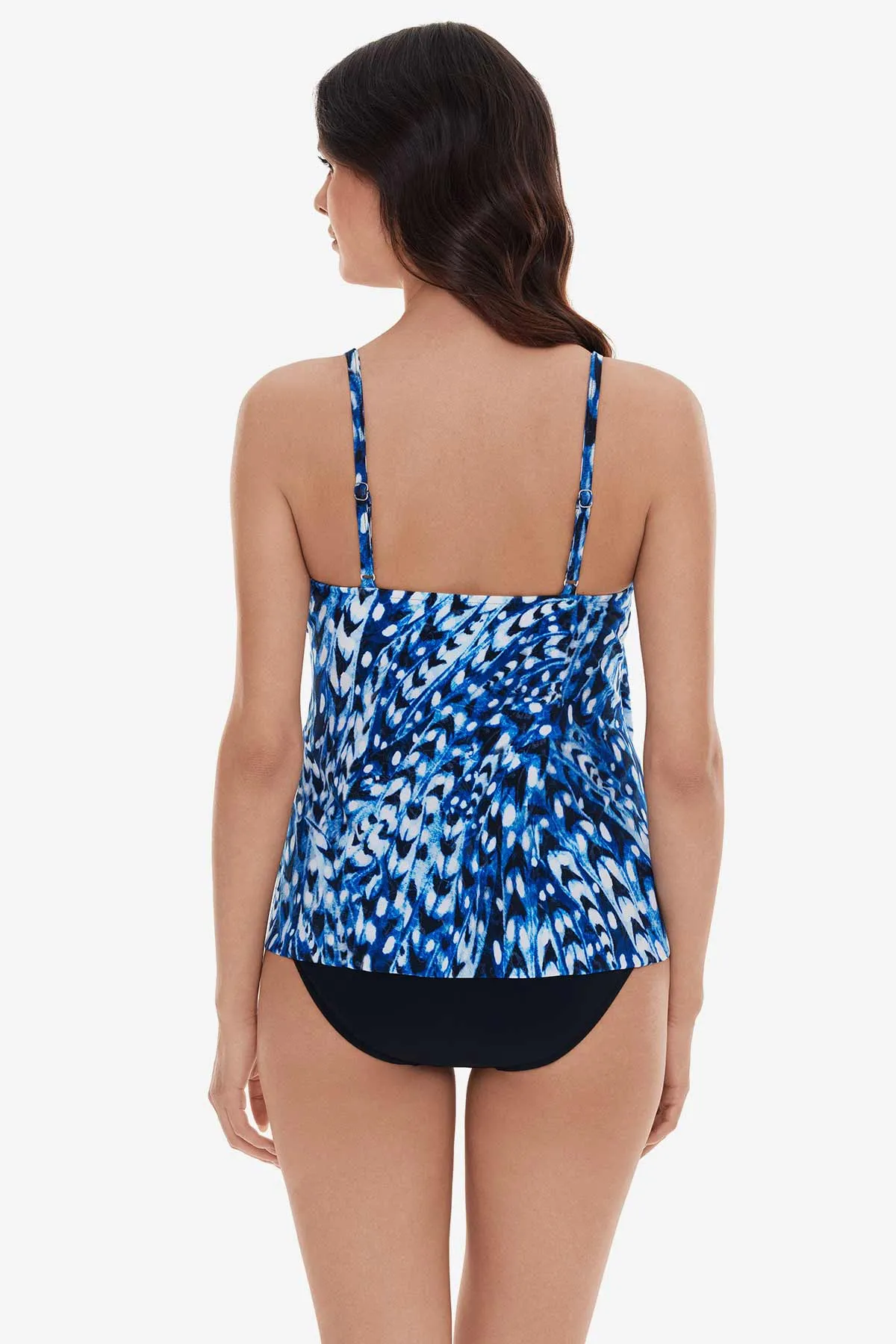 Chloe Tankini Top in Quill