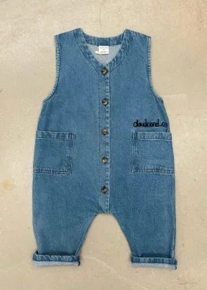 Claude & Co: Wren Sleeveless Denim Overall