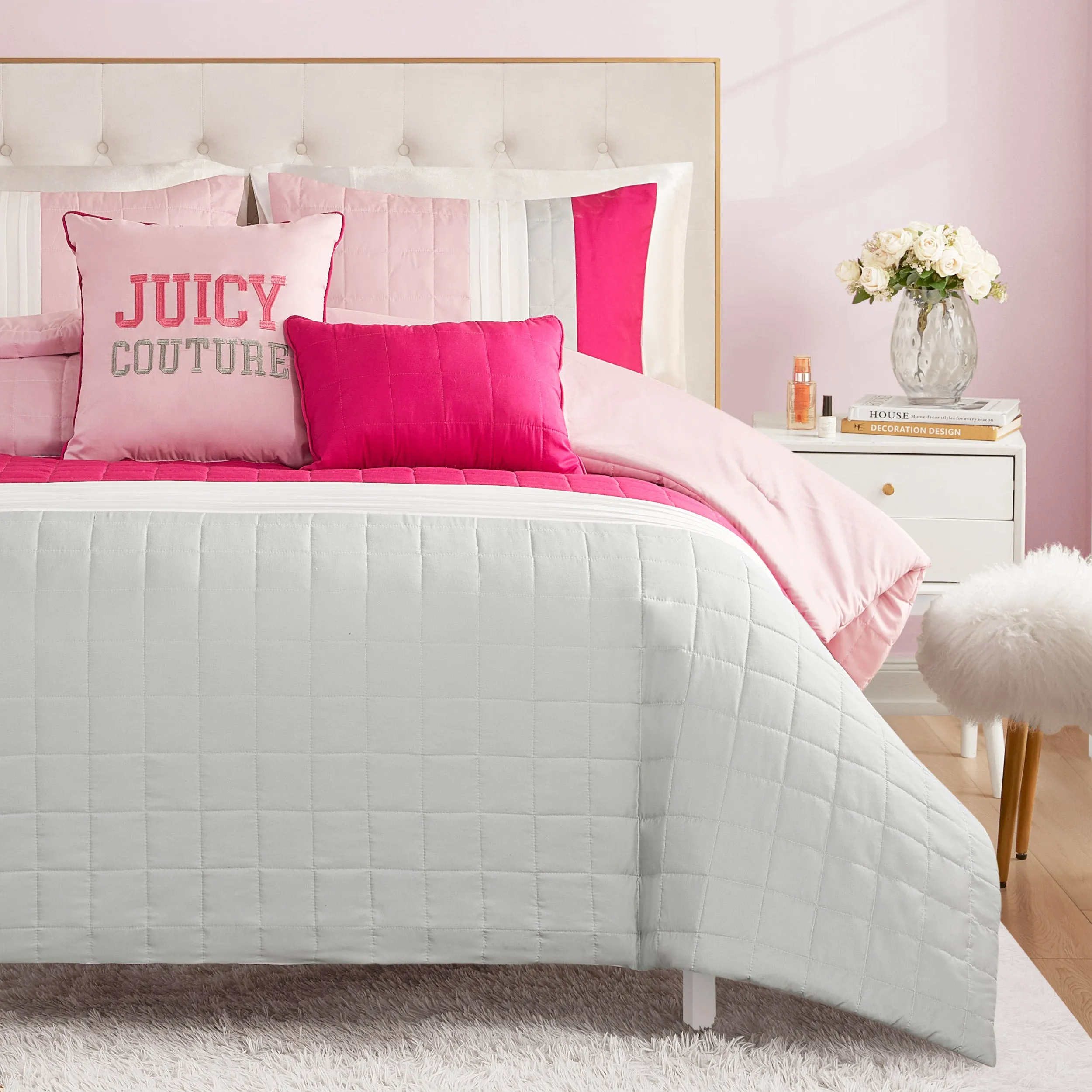 Color Blocked Pieced Comforter Set Juicy Couture