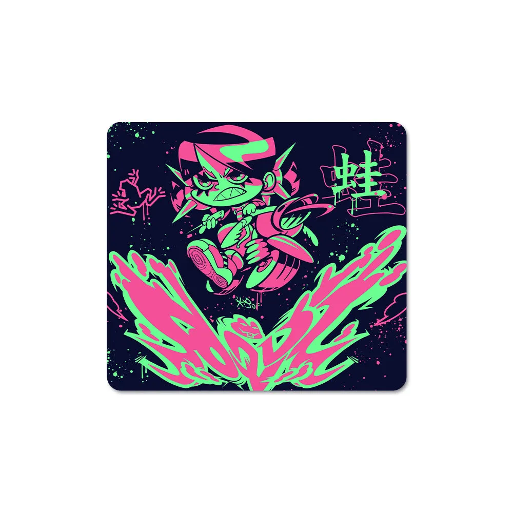 COQUI Frog Girl Mousepad