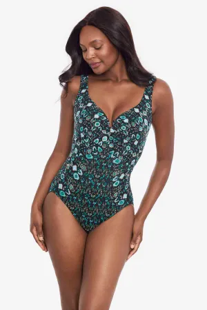 Criss Cross Escape One Piece in Bijoux