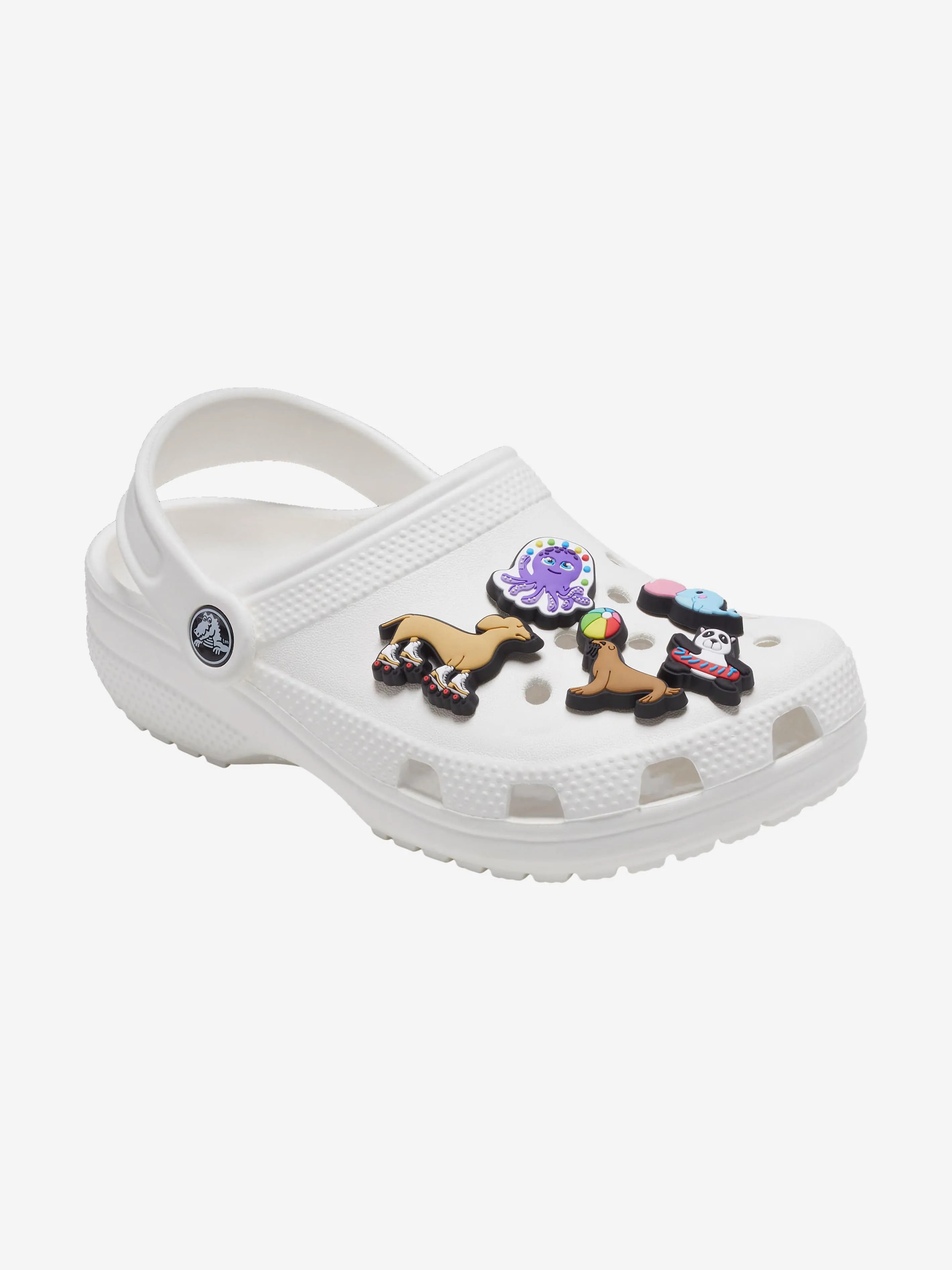 Crocs Kids Fun Animal Friends Jibbitz Charm 5 Pack in Multicolour