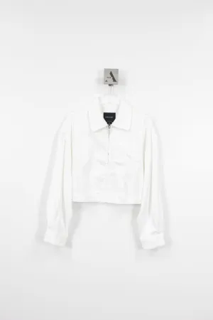 CROPPED PAPER BOY JACKET